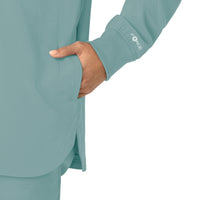 Force Cross-Flex Women's Shirt Jacket Summer Blue side detail 2