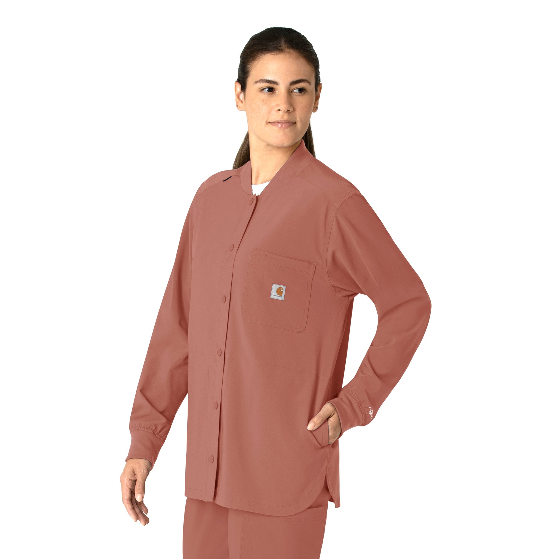 Force Cross-Flex Women's Shirt Jacket Wildrose side view