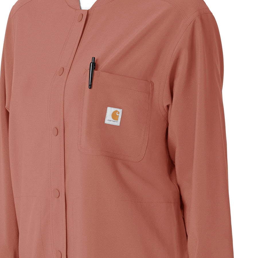 Force Cross-Flex Women's Shirt Jacket Wildrose side detail 1