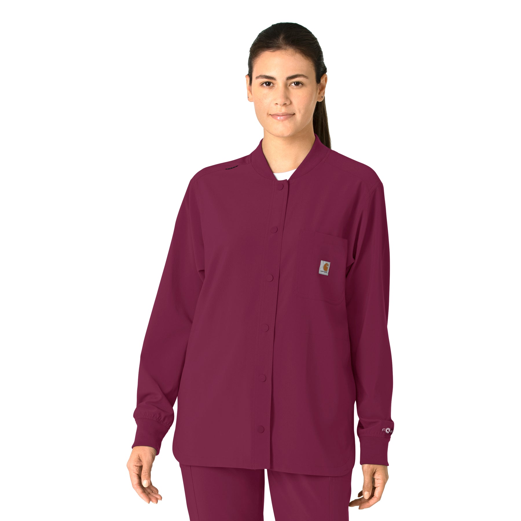 Force Cross-Flex Women's Shirt Jacket Wine