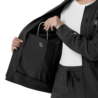 Carhartt Force Cross-Flex Women's Lightweight Scrub Jacket - Black