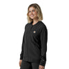 Force Cross-Flex Women's Lightweight Scrub Jacket Black side view