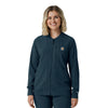 Force Cross-Flex Women's Lightweight Scrub Jacket Navy