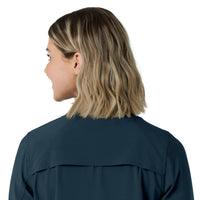 Carhartt Force Cross-Flex Women's Lightweight Scrub Jacket - Navy