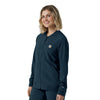 Force Cross-Flex Women's Lightweight Scrub Jacket Navy side view