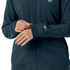 Force Cross-Flex Women's Lightweight Scrub Jacket Navy back detail
