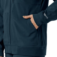 Carhartt Force Cross-Flex Women's Lightweight Scrub Jacket - Navy