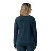 Force Cross-Flex Women's Lightweight Scrub Jacket Navy back view