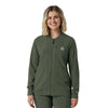 Force Cross-Flex Women's Lightweight Scrub Jacket Olive