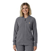 Force Cross-Flex Women's Lightweight Scrub Jacket Pewter