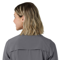 Carhartt Force Cross-Flex Women's Lightweight Scrub Jacket - Pewter
