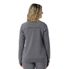 Force Cross-Flex Women's Lightweight Scrub Jacket Pewter back view