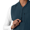Force Cross-Flex Women's Lightweight Scrub Vest Navy side detail 1