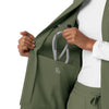Force Cross-Flex Women's Lightweight Scrub Vest Olive front detail
