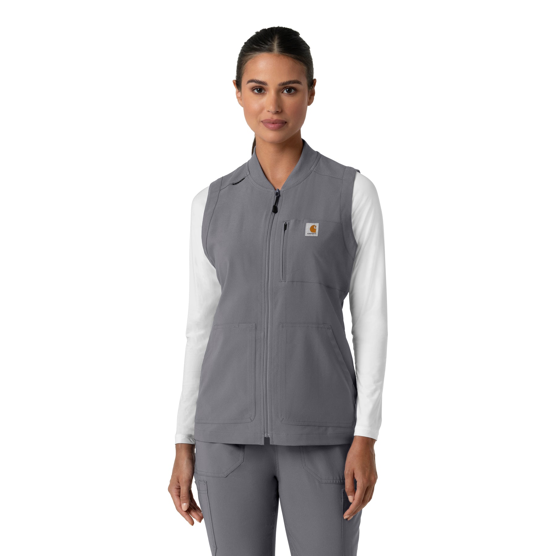 Force Cross-Flex Women's Lightweight Scrub Vest Pewter