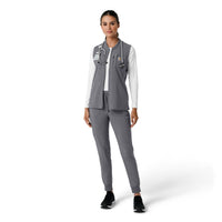 Force Cross-Flex Women's Lightweight Scrub Vest Pewter full scrub set