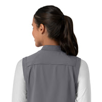 Carhartt Force Cross-Flex Women's Lightweight Scrub Vest - Pewter
