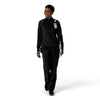 Rugged Flex RSCU Women's Half Zip Black full scrub set