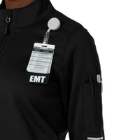 Rugged Flex RSCU Women's Half Zip Black hemline detail