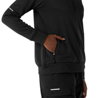 Rugged Flex RSCU Women's Half Zip Black back detail