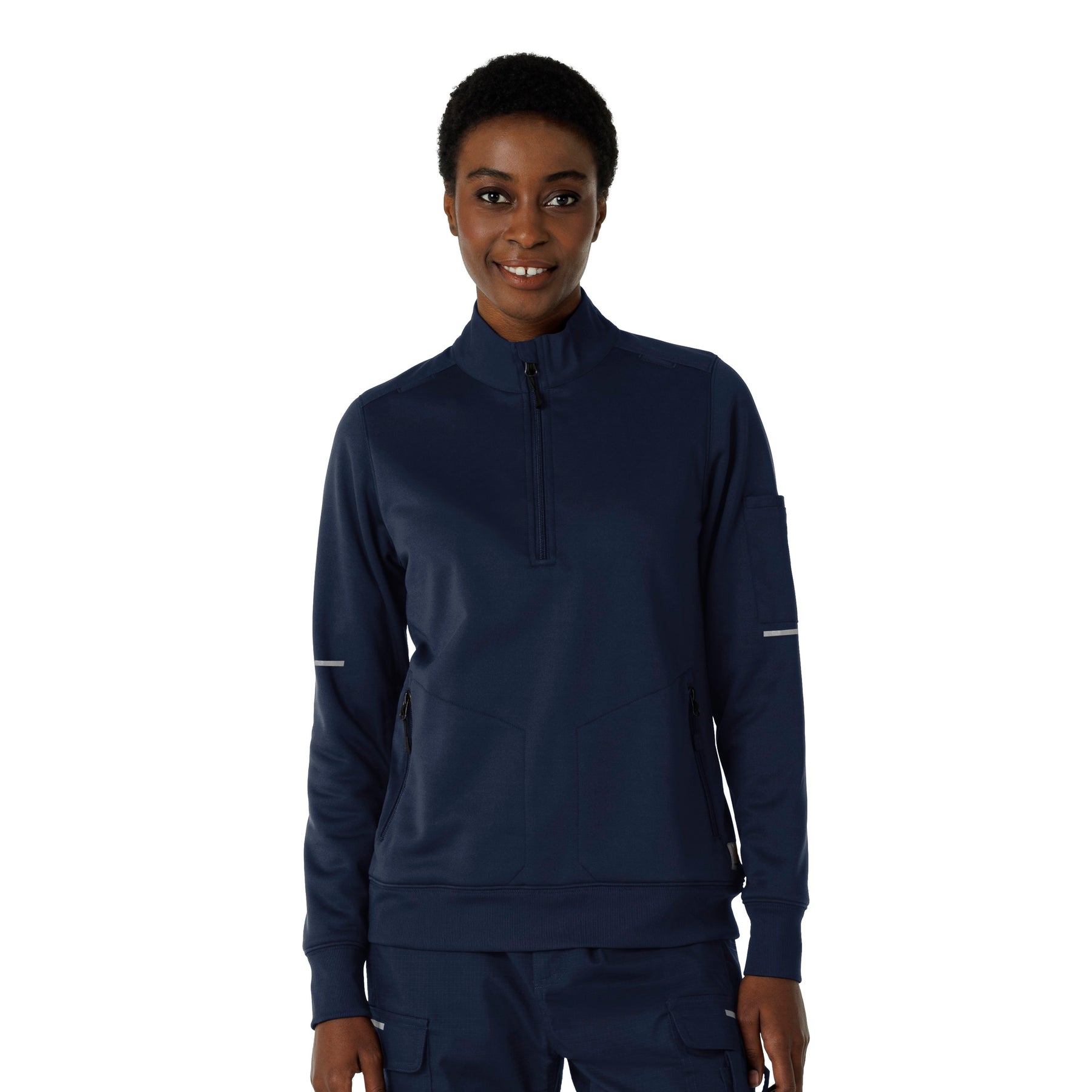 Rugged Flex RSCU Women's Half Zip Dark Navy