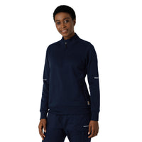 Rugged Flex RSCU Women's Half Zip Dark Navy side view