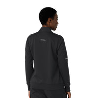 Rugged Flex RSCU Women's Half Zip Pewter back view