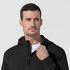 Carhartt Men's Quarter Zip Waffle Hoodie - Black