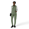 Rugged Flex Women's Bonded Fleece Vest Olive full scrub set