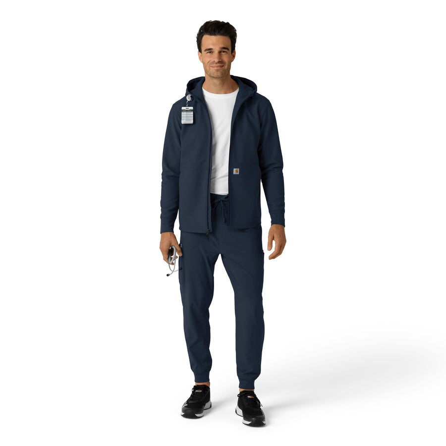 Carhartt Men's Bonded Fleece Hoodie - Navy scrubt set