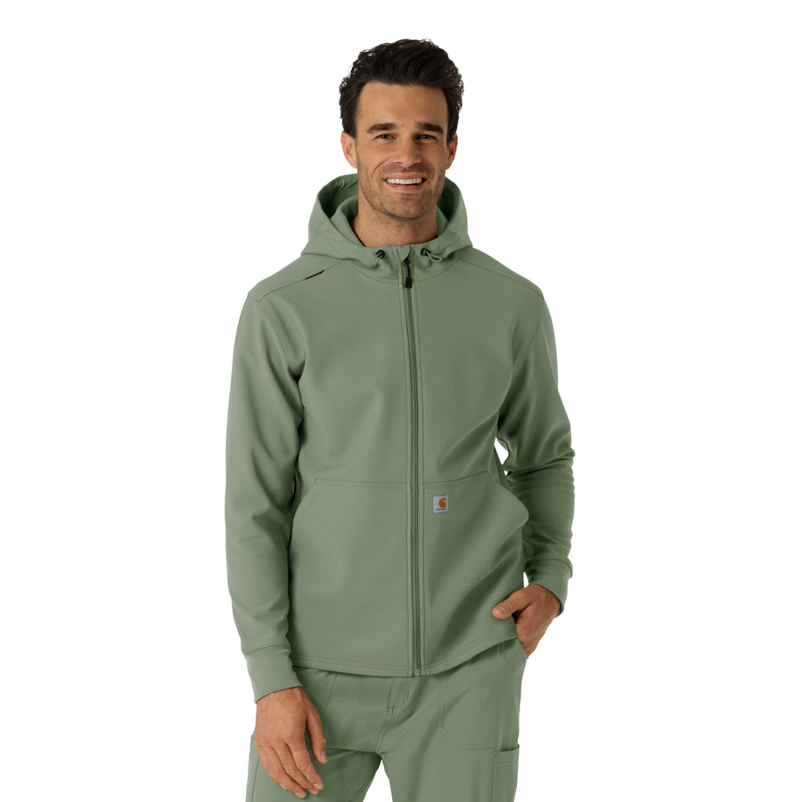 Layers Men's Bonded Fleece Hoodie Olive