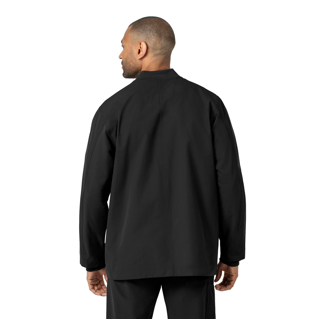 Force Essentials Unisex Chore Coat Black back view