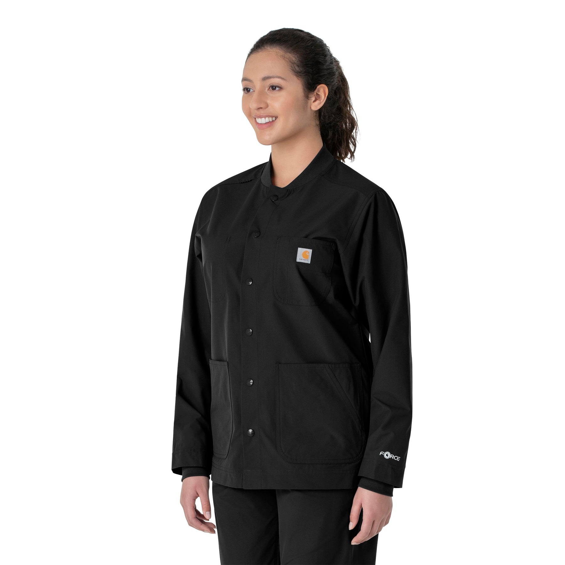 Force Essentials Unisex Chore Coat Black side view