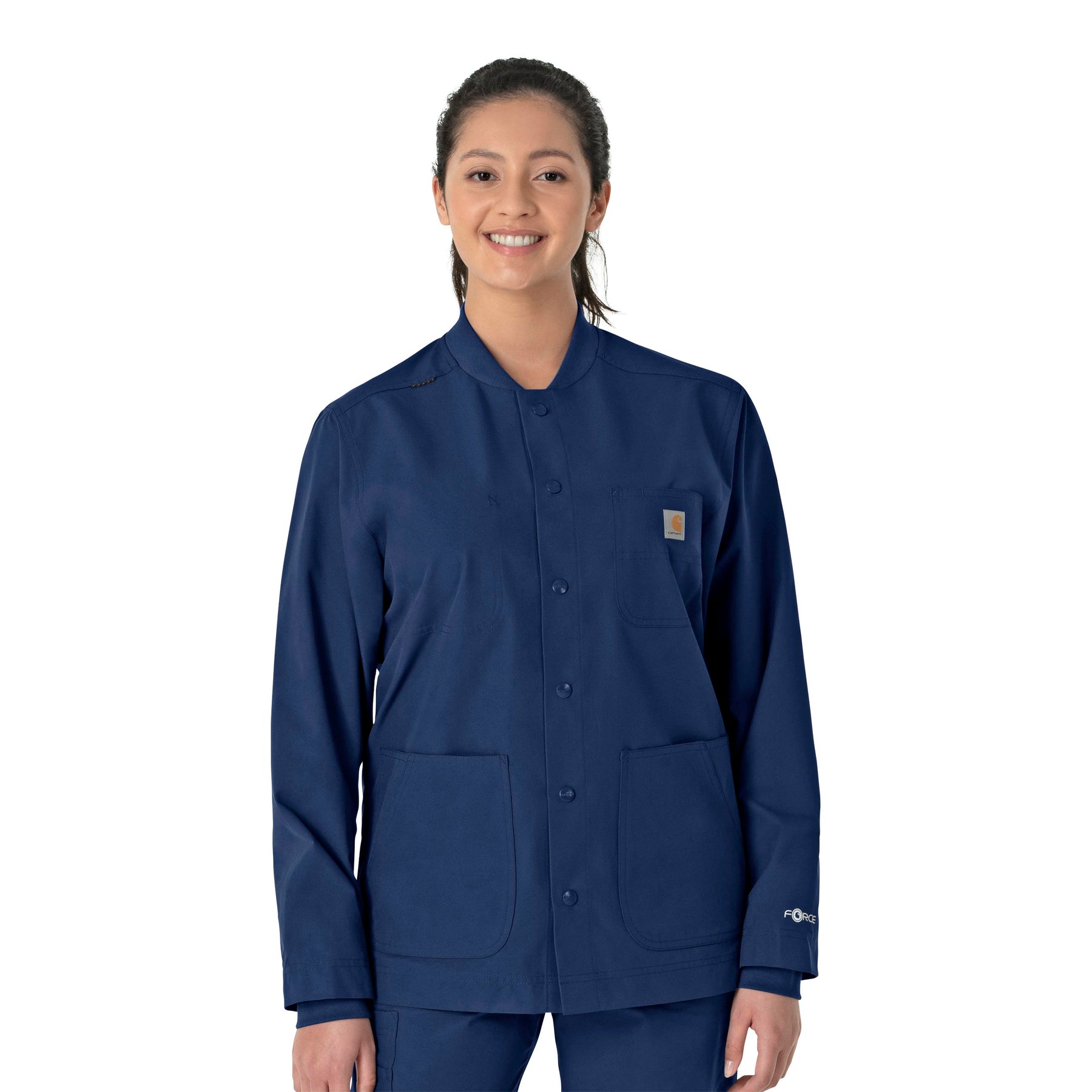 Carhartt Force Essentials Unisex Chore Coat - Navy