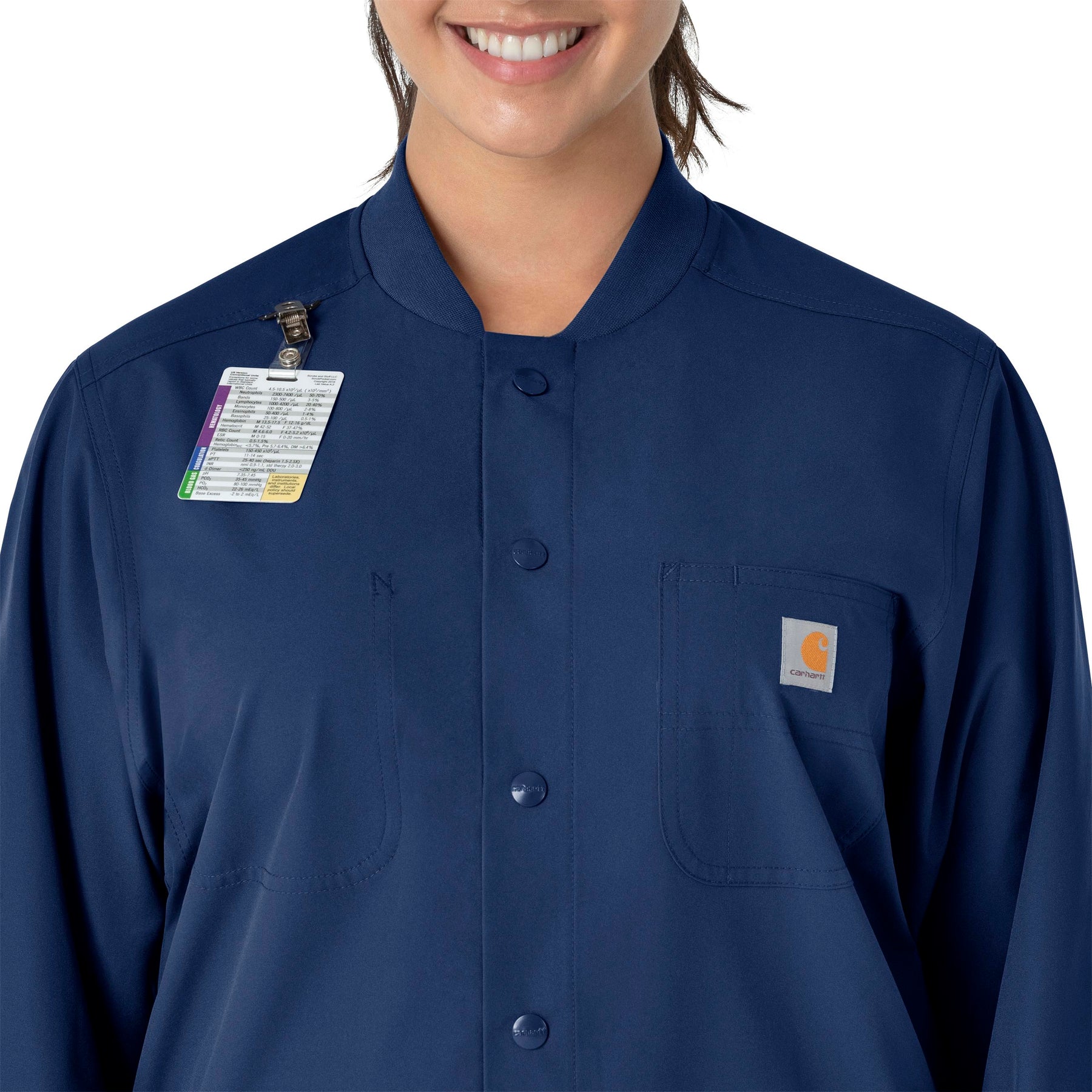 Carhartt Force Essentials Unisex Chore Coat - Navy