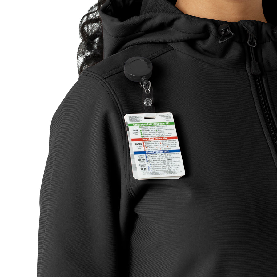 Layers Women's Bonded Fleece Hoodie Black side detail 2