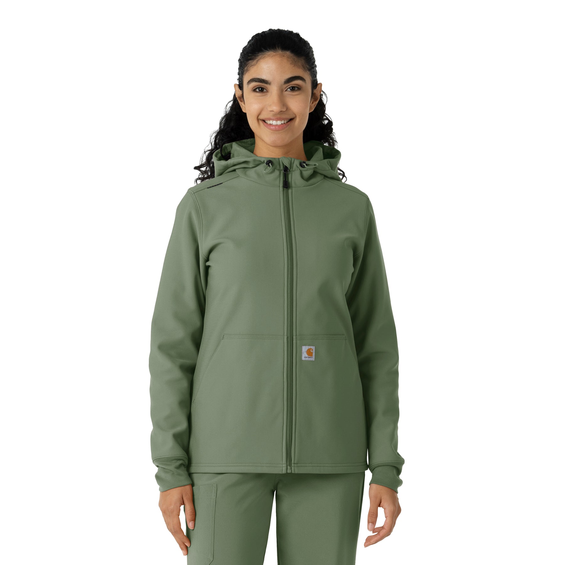Layers Women's Bonded Fleece Hoodie Olive