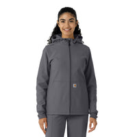 Layers Women's Bonded Fleece Hoodie Pewter
