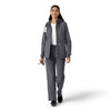 Layers Women's Bonded Fleece Hoodie Pewter full scrub set