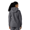 Layers Women's Bonded Fleece Hoodie Pewter back view