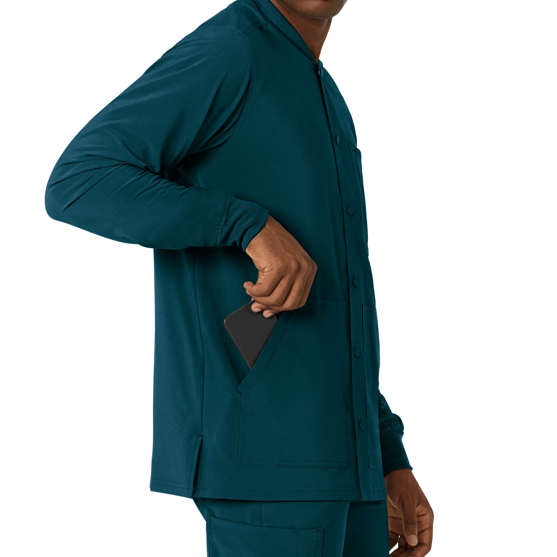 Force Cross-Flex Men's Shirt Jacket Caribbean side detail 2