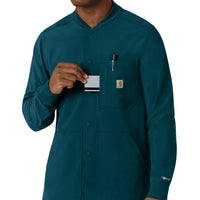 Force Cross-Flex Men's Shirt Jacket Caribbean hemline detail