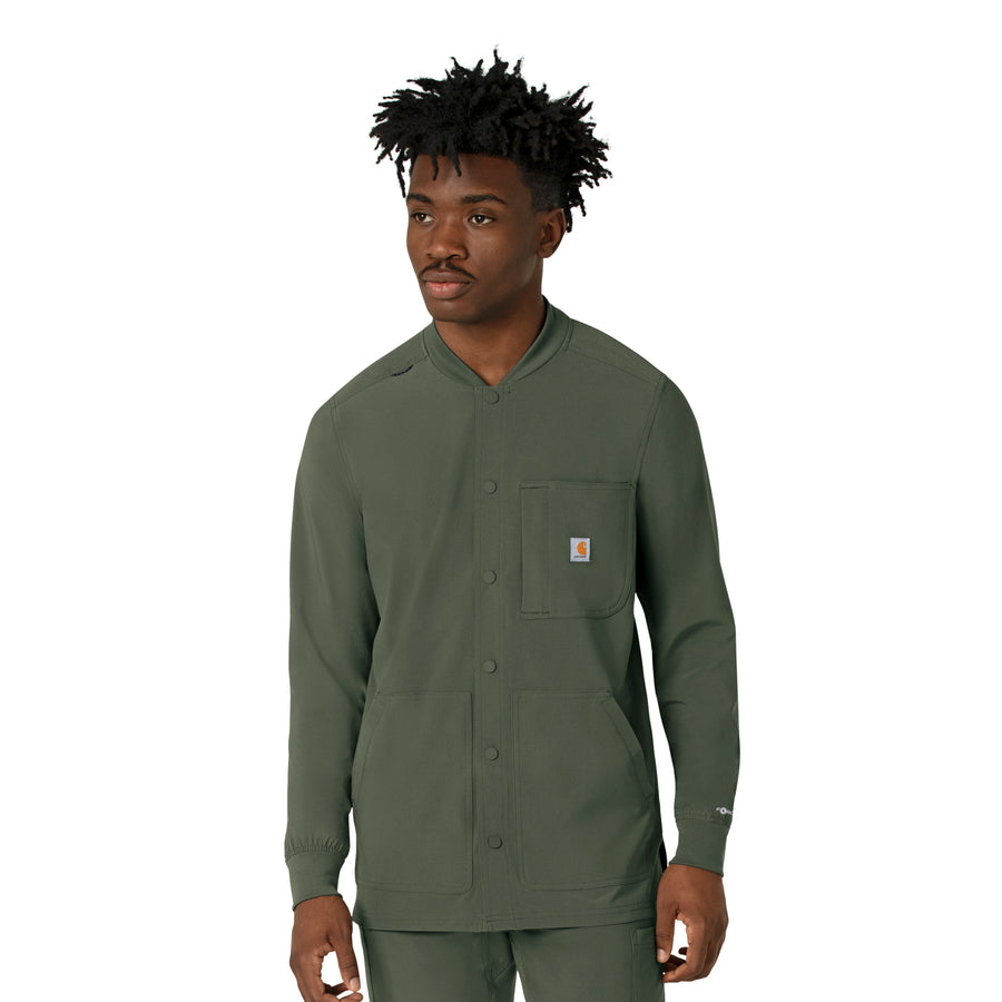 Force Cross-Flex Men's Shirt Jacket Olive side view