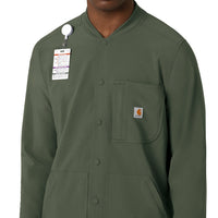 Force Cross-Flex Men's Shirt Jacket Olive back detail