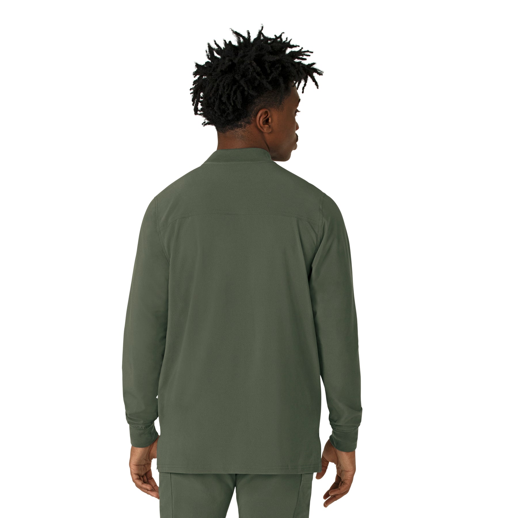 Force Cross-Flex Men's Shirt Jacket Olive back view