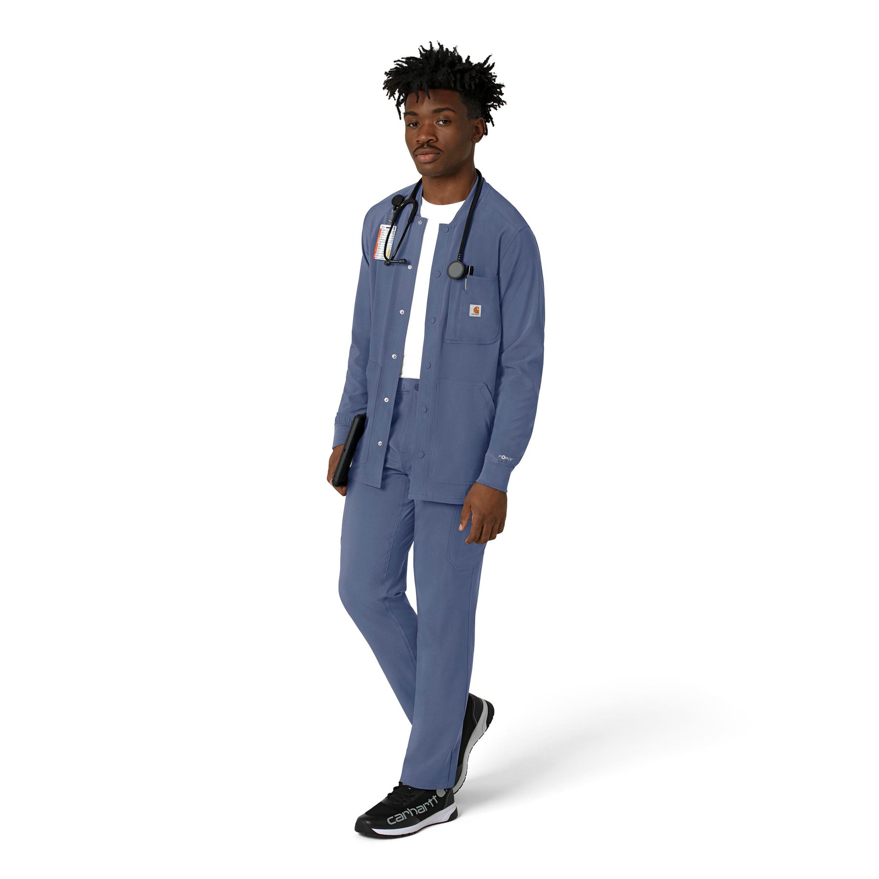Force Cross-Flex Men's Shirt Jacket Riverside full scrub set