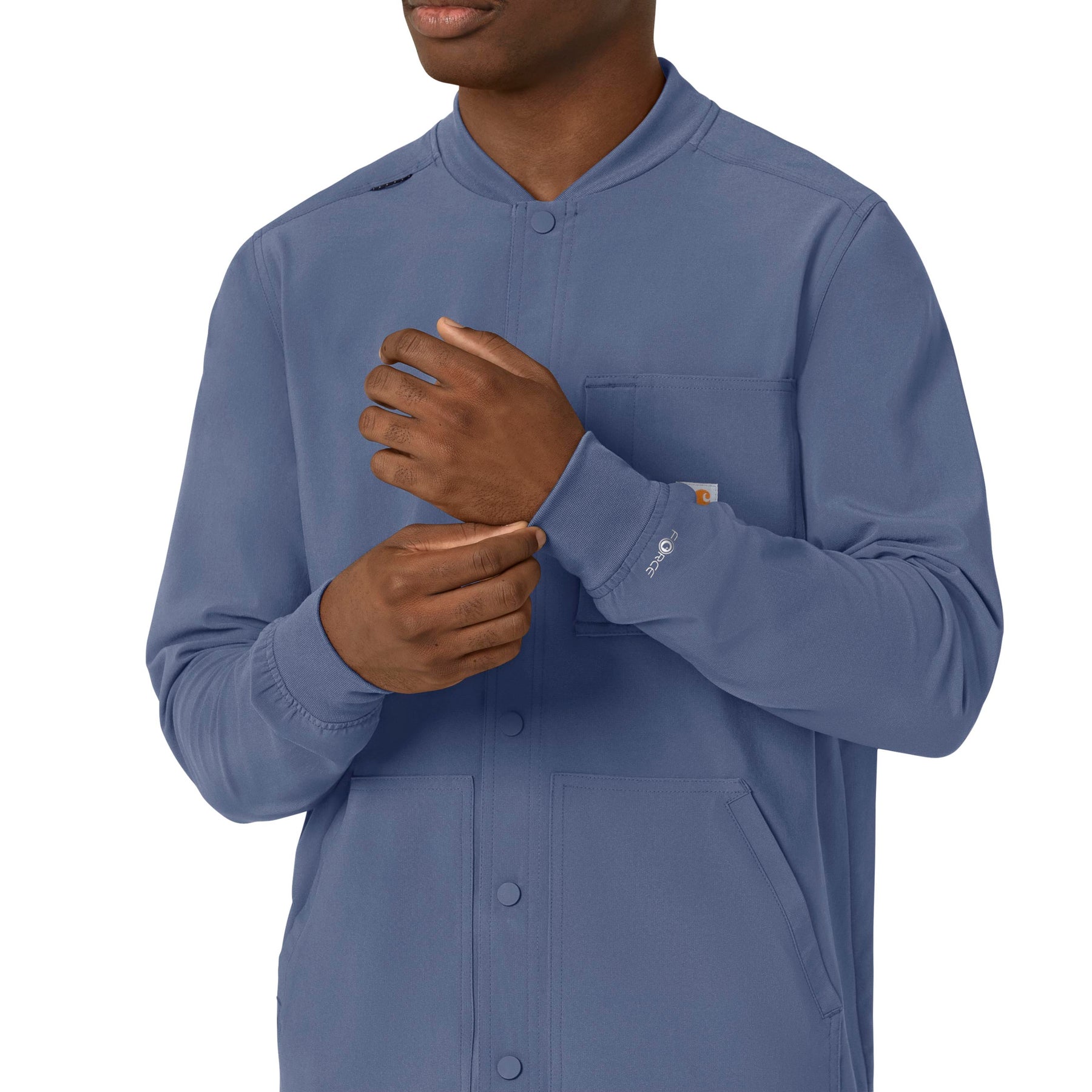 Force Cross-Flex Men's Shirt Jacket Riverside front detail