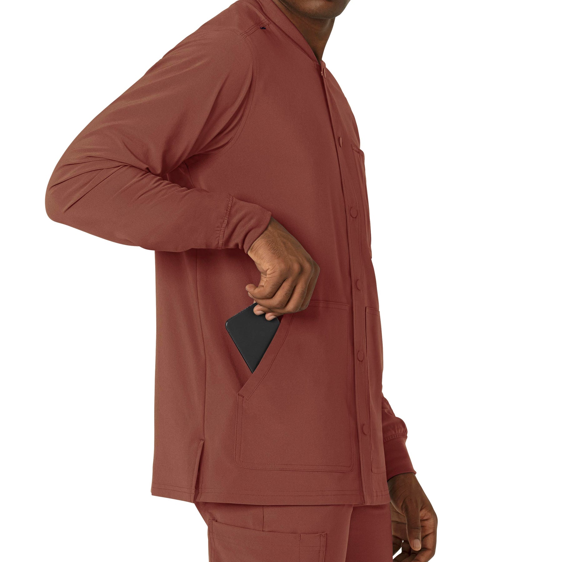 Force Cross-Flex Men's Shirt Jacket Sable side detail 2