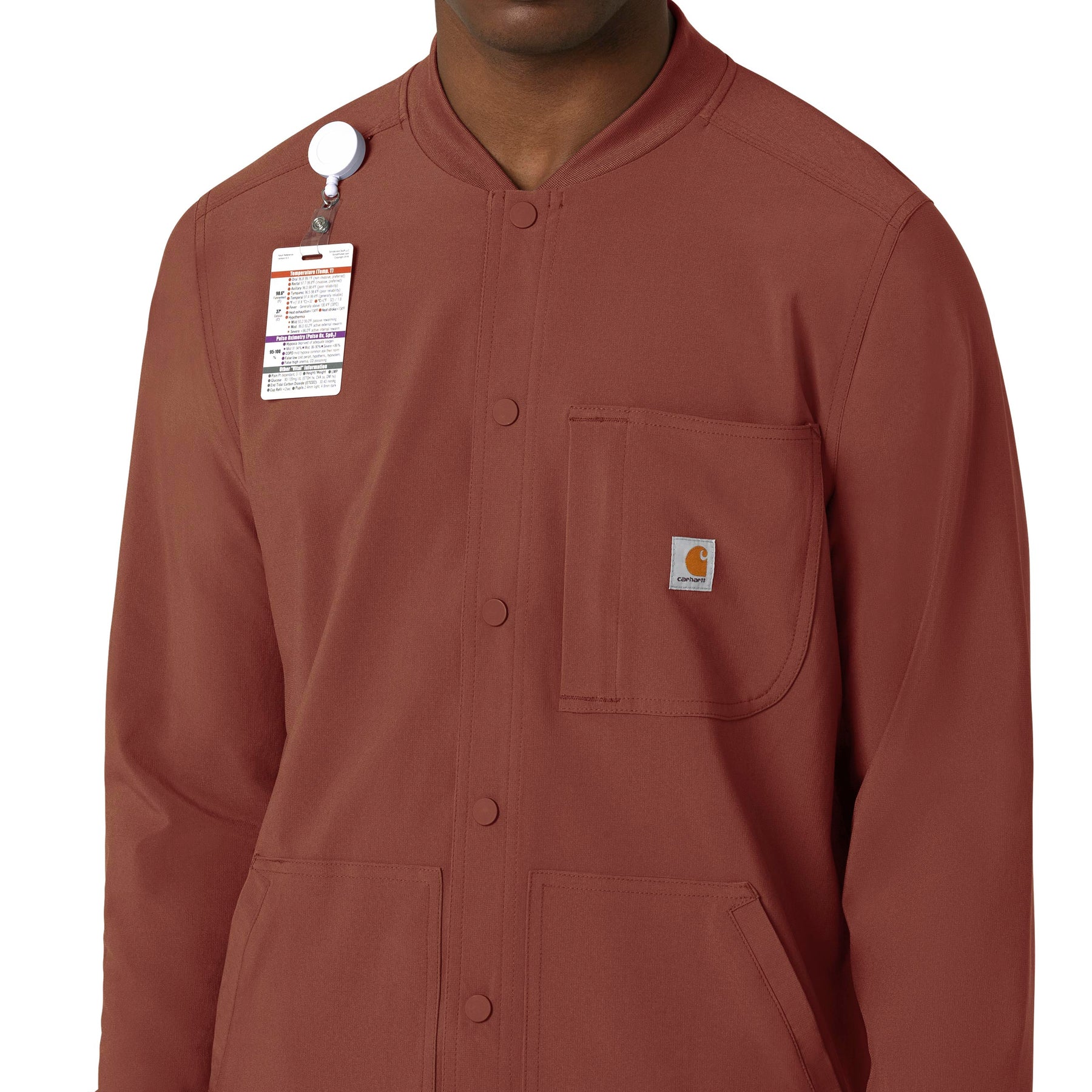 Force Cross-Flex Men's Shirt Jacket Sable back detail