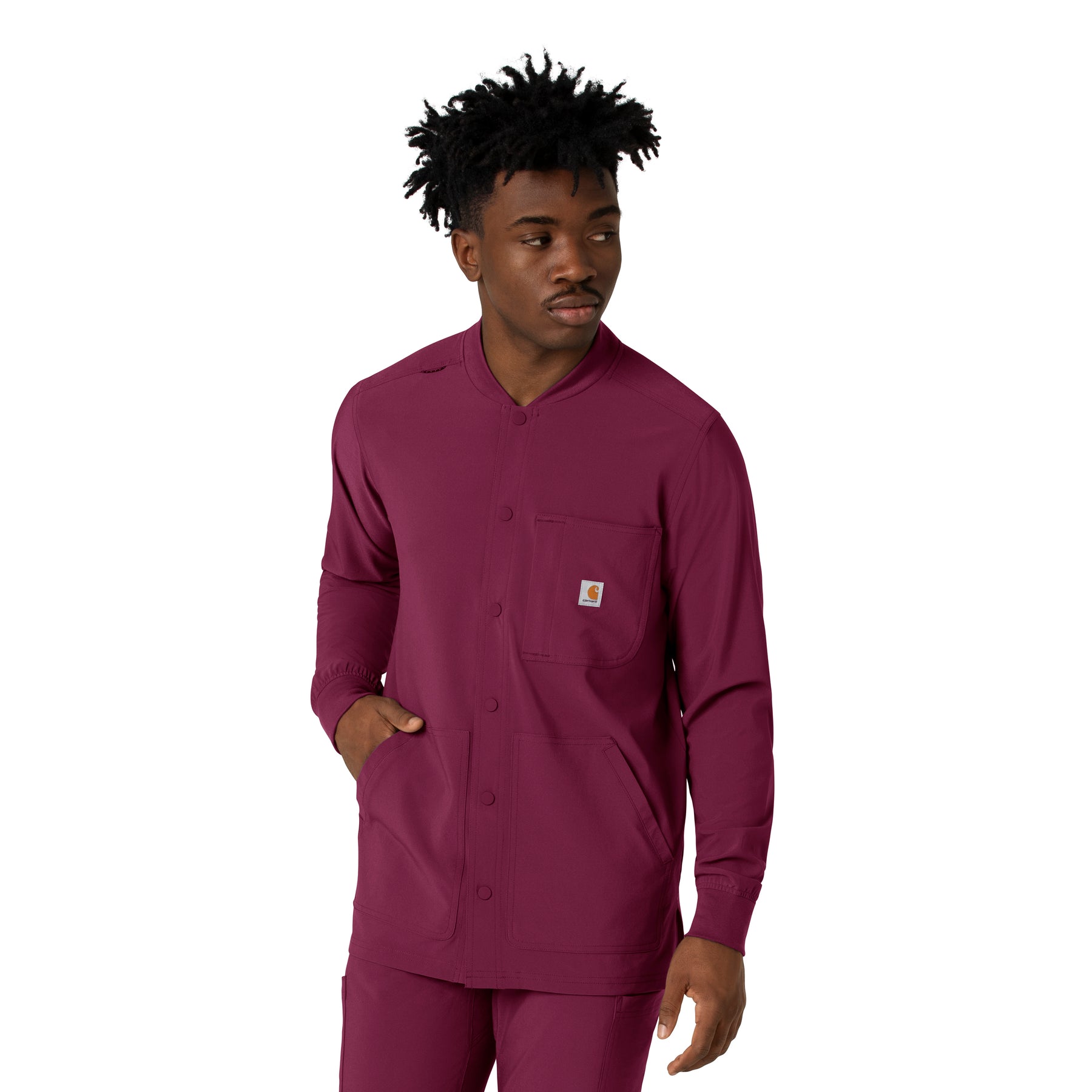 Force Cross-Flex Men's Shirt Jacket Wine